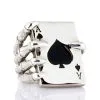 Bikerringshop 925 Sterling Silver Mens Craw Spade Gothic Rings 1 Bikerringshop 925 Sterling Silver Mens Craw Spade Gothic Rings -Outlet Rings Store mens craw spade gothic rings