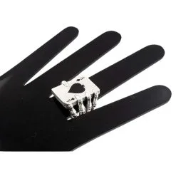 Bikerringshop 925 Sterling Silver Mens Craw Spade Gothic Rings -Outlet Rings Store mens craw spade gothic rings 2