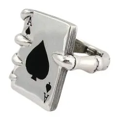 Bikerringshop 925 Sterling Silver Mens Craw Spade Gothic Rings -Outlet Rings Store mens craw spade gothic rings 3