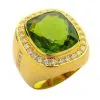 Bikerringshop Mens Huge Natural Green Peridot Ring -Outlet Rings Store mens huge natural green peridot ring