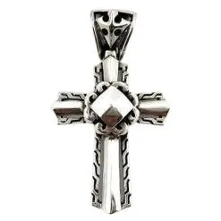 Bikerringshop Mens Rocker Cross Pendants
