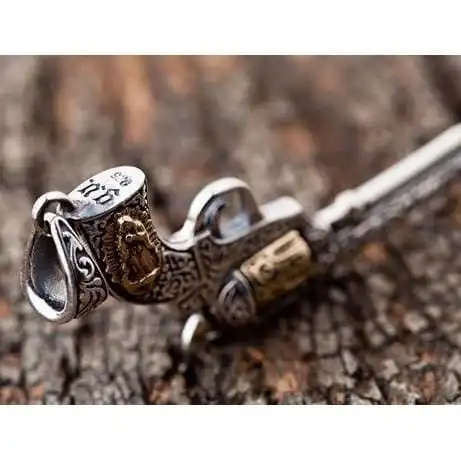 Bikerringshop Mexican Gun Sterling Silver Pendants 4 Bikerringshop Mexican Gun Sterling Silver Pendants - Image 2