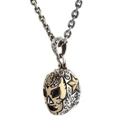 Bikerringshop Sterling Silver Brass Mexican Mask Pendant Necklace -Outlet Rings Store mexican mask necklace 2 4a4a7c44 91b6 4b4f 9be1 9dd4516cc5a3