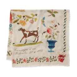 The Metropolitan Museum Of Art Mexican Sampler Square Cashmere-Blend Scarf -Outlet Rings Store mexican sampler square cashmere blend scarf 2