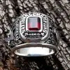 Bikerringshop Michigan American Football Club Ring -Outlet Rings Store micigan footbal club ring