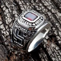 Bikerringshop Michigan American Football Club Ring -Outlet Rings Store micigan footbal club ring 2