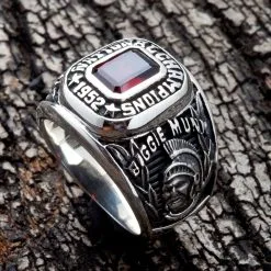 Bikerringshop Michigan American Football Club Ring -Outlet Rings Store micigan footbal club ring 3