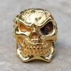 Bikerringshop Micron Yellow Gold Red Eye Skull Ring 2 Bikerringshop Micron Yellow Gold Red Eye Skull Ring -Outlet Rings Store micron yellow gold red eye skull ring