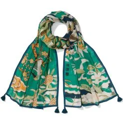 The Metropolitan Museum Of Art Ming Birds And Flowering Branches Oversize Oblong Scarf