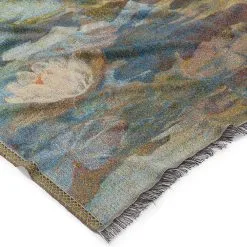 The Metropolitan Museum Of Art Monet Bridge And Water Lilies Shawl -Outlet Rings Store monet bridge and water lilies shawl 4
