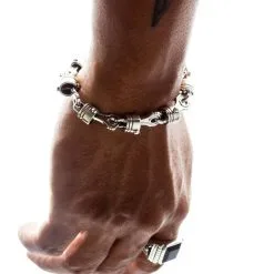 Bikerringshop Sterling Silver Motorcycle Piston Biker Bracelet 26 Bikerringshop Sterling Silver Motorcycle Piston Biker Bracelet -Outlet Rings Store motorcycle piston bracelet 14