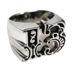 Bikerringshop Sterling Silver Number 13 Tribal Ring -Outlet Rings Store no 13 lucky number tribal ring 5