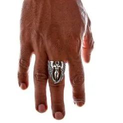 Bikerringshop Sterling Silver Angel Wings Feather Biker Ring 21 Bikerringshop Sterling Silver Angel Wings Feather Biker Ring -Outlet Rings Store nude angel wings biker ring 11