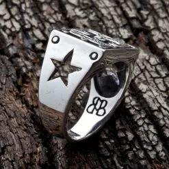 Bikerringshop Sterling Silver Number 13 Biker Ring 12 Bikerringshop Sterling Silver Number 13 Biker Ring -Outlet Rings Store number 13 sterling silver biker ring 5