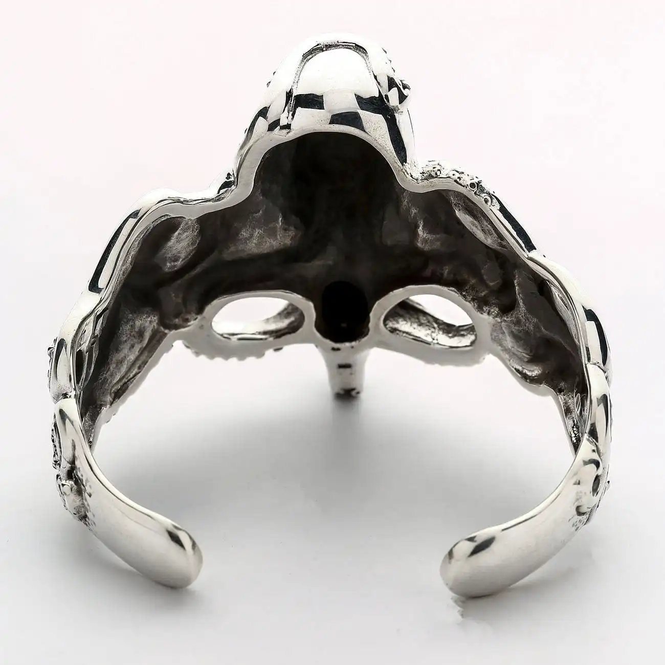 Bikerringshop Sterling Silver Octopus Mens Cuff Bracelet 11 Bikerringshop Sterling Silver Octopus Mens Cuff Bracelet - Image 9