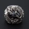 Bikerringshop Onyx Sterling Silver Koi Gothic Ring 1 Bikerringshop Onyx Sterling Silver Koi Gothic Ring -Outlet Rings Store onyx koi gothic ring