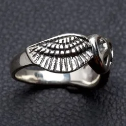 Bikerringshop Sterling Silver Peace Wings Ring 13 Bikerringshop Sterling Silver Peace Wings Ring -Outlet Rings Store peace sign wing ring 7