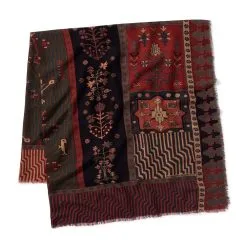 The Metropolitan Museum Of Art Persian Garden Oversize Square Wool Scarf -Outlet Rings Store persian garden oversize square wool scarf 2