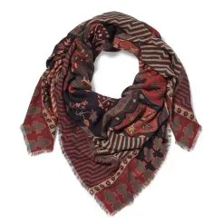 The Metropolitan Museum Of Art Persian Garden Oversize Square Wool Scarf