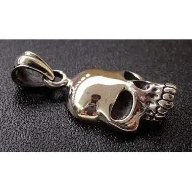 Bikerringshop 925 Sterling Silver Phantom Skull Biker Pendant 4 Bikerringshop 925 Sterling Silver Phantom Skull Biker Pendant - Image 2