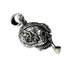 Bikerringshop Pirate Sugar Skull Steampunk Pendant -Outlet Rings Store pirate sugar skull steampunk pendant 6