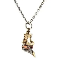 Bikerringshop Sterling Silver Steampunk Plague Doctor Bird Beak Mask Gothic Pendant Necklace -Outlet Rings Store plague doctor mask necklace 2