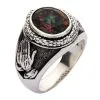 Bikerringshop Mystic Topaz Praying Hands Gothic Ring -Outlet Rings Store praying hands ring 7