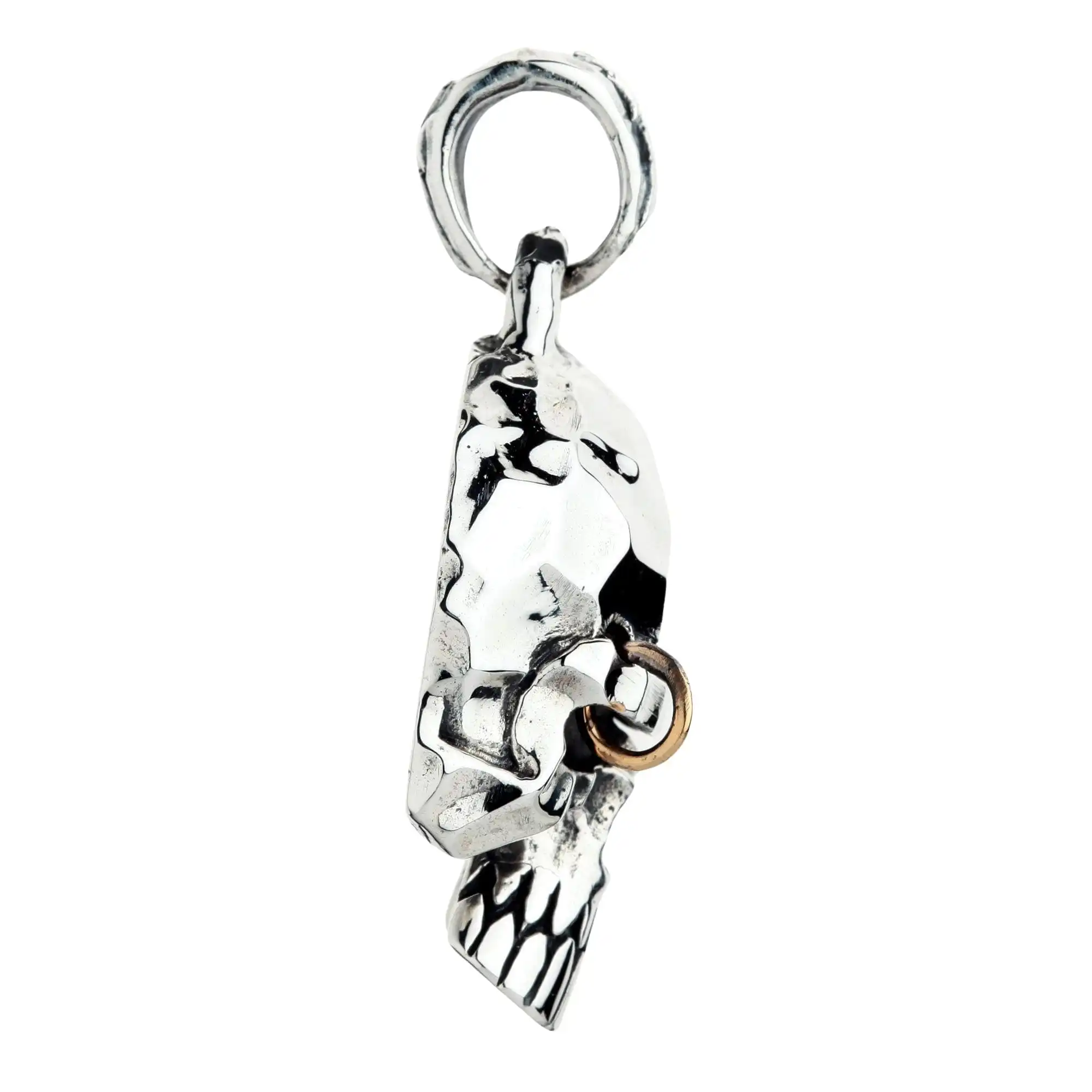 Bikerringshop Punk Skull Biker Pendant Sterling Silver 8 Bikerringshop Punk Skull Biker Pendant Sterling Silver - Image 6
