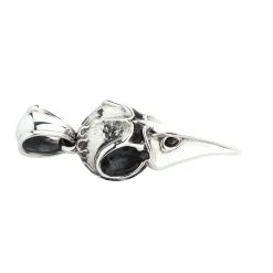 Bikerringshop Raven Skull Pendant Sterling Silver -Outlet Rings Store raven skull pendant sterling silver 7