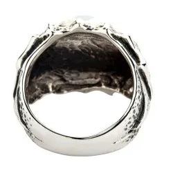 Bikerringshop Sterling Silver Red Evil Eyeball Ring 15 Bikerringshop Sterling Silver Red Evil Eyeball Ring -Outlet Rings Store red evil eyeball ring 7