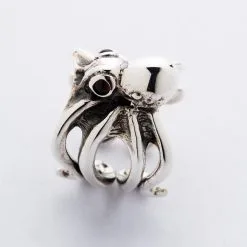 Bikerringshop Red Eyes Sterling Silver Octopus Ring 26 Bikerringshop Red Eyes Sterling Silver Octopus Ring -Outlet Rings Store red eyes sterling silver octopus ring 12