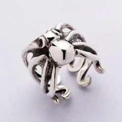 Bikerringshop Red Eyes Sterling Silver Octopus Ring 18 Bikerringshop Red Eyes Sterling Silver Octopus Ring -Outlet Rings Store red eyes sterling silver octopus ring 5