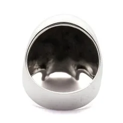 Bikerringshop 925 Sterling Silver Ruby Red Eye Skull Rings -Outlet Rings Store red ruby eye skull ring 6