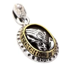 Bikerringshop Rosary Praying Hands Pendant