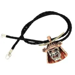 Bikerringshop Sterling Silver Copper Japanese Samurai Mask Pendant 12 Bikerringshop Sterling Silver Copper Japanese Samurai Mask Pendant -Outlet Rings Store samurai pendant 4