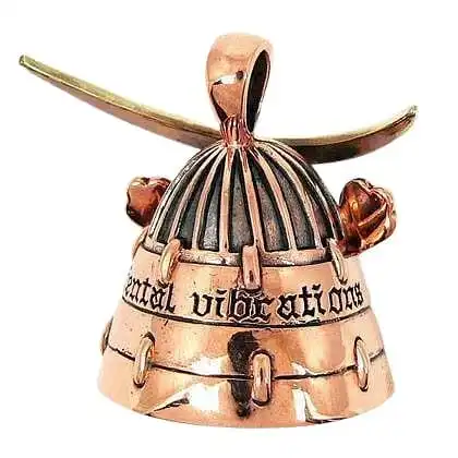 Bikerringshop Sterling Silver Copper Japanese Samurai Mask Pendant 9 Bikerringshop Sterling Silver Copper Japanese Samurai Mask Pendant - Image 7