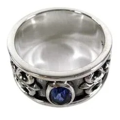 Bikerringshop Sterling Silver Sapphire Mens Rings 9 Bikerringshop Sterling Silver Sapphire Mens Rings -Outlet Rings Store sapphire mens rings 4