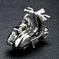 Bikerringshop Sterling Silver Scooter Pendant 10 Bikerringshop Sterling Silver Scooter Pendant -Outlet Rings Store scooter pendant 2