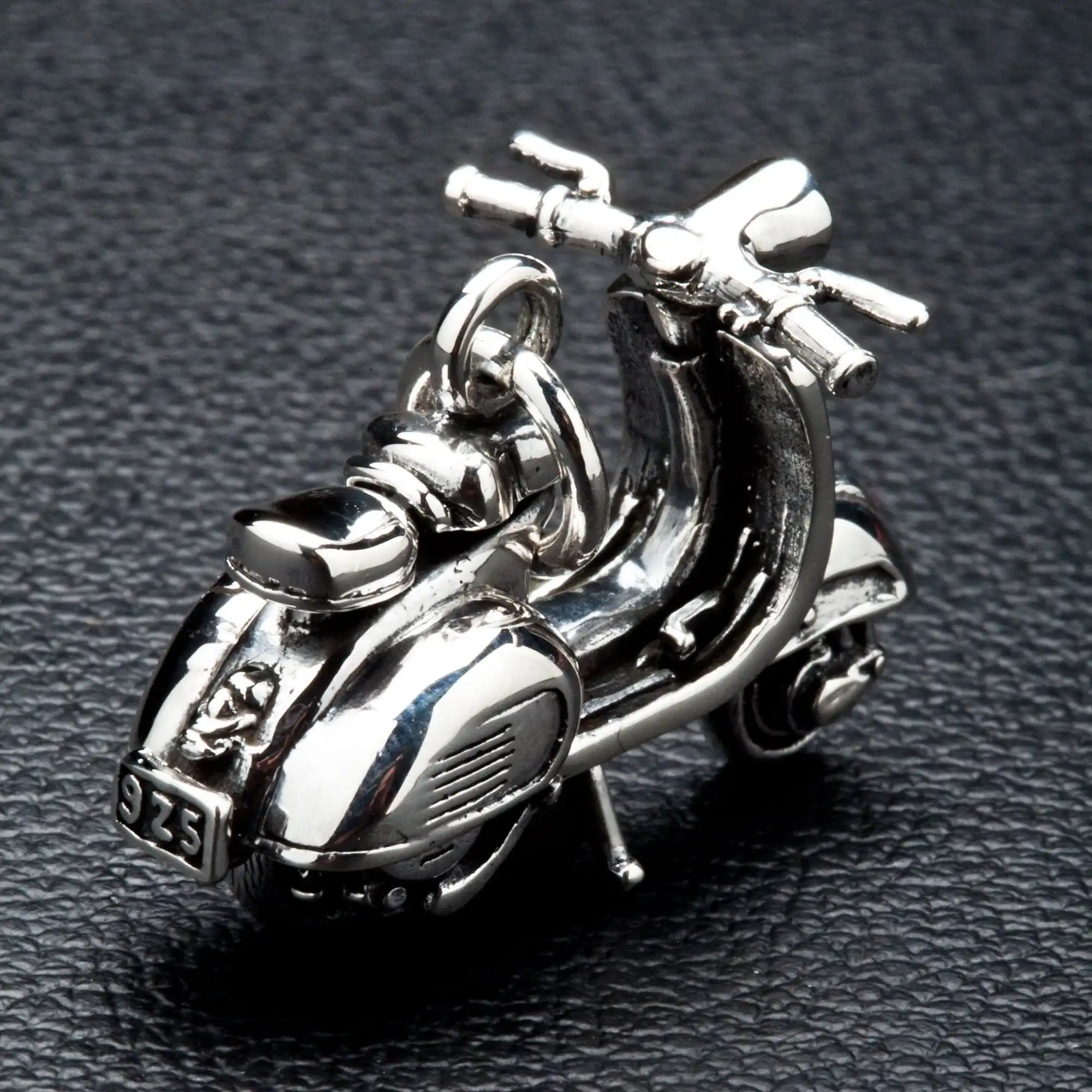 Bikerringshop Sterling Silver Scooter Pendant 6 Bikerringshop Sterling Silver Scooter Pendant - Image 4