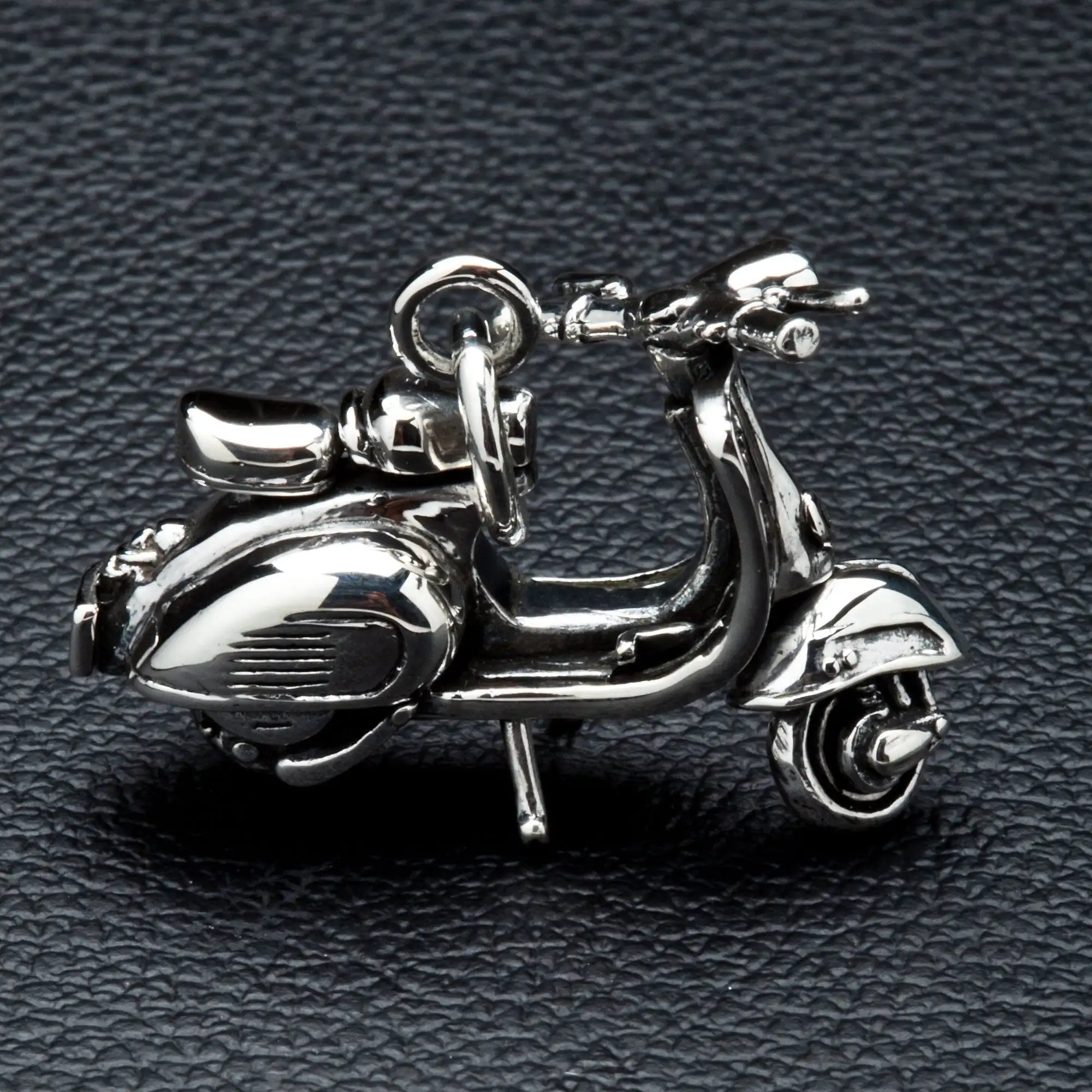 Bikerringshop Sterling Silver Scooter Pendant 7 Bikerringshop Sterling Silver Scooter Pendant - Image 5