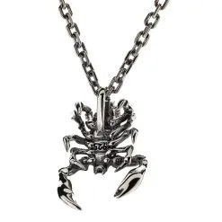 Bikerringshop Sterling Silver Scorpion Pendant -Outlet Rings Store scorpion pendant 10