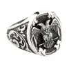 Bikerringshop Silver Scottish Rite Double-headed Eagle Masonic Ring 1 Bikerringshop Silver Scottish Rite Double-headed Eagle Masonic Ring -Outlet Rings Store scottish rite double headed eagle masonic ring 5
