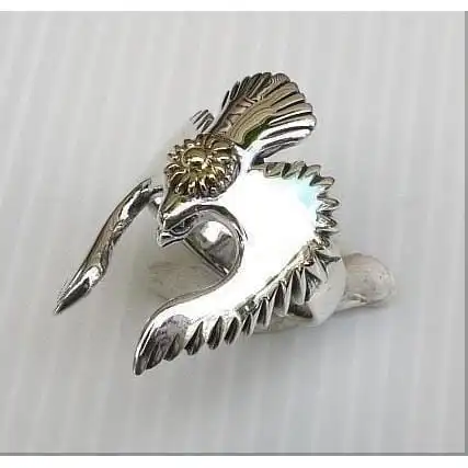 Bikerringshop Sterling Silver Bird Ring 4 Bikerringshop Sterling Silver Bird Ring - Image 2
