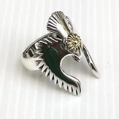 Bikerringshop Sterling Silver Bird Ring 14 Bikerringshop Sterling Silver Bird Ring -Outlet Rings Store silver bird ring 6