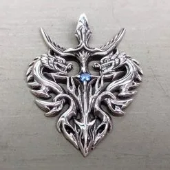 Bikerringshop Silver Celtic Dragon Pendant