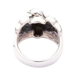 Bikerringshop Sterling Silver Men's Harley Eagle Biker Ring -Outlet Rings Store silver eagle ring 7