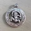 Bikerringshop Sterling Silver Japanese Fujin Wind God Medal Pendant -Outlet Rings Store silver japanese fujin pendant