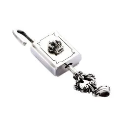 Bikerringshop Silver Lock And Key Pendant -Outlet Rings Store silver lock and key pendant 9