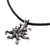 Bikerringshop Silver Octopus Gothic Pendant Necklace -Outlet Rings Store silver octopus gothic pendant necklace