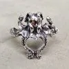 Bikerringshop Silver Octopus Womens Ring -Outlet Rings Store silver octopus womens ring